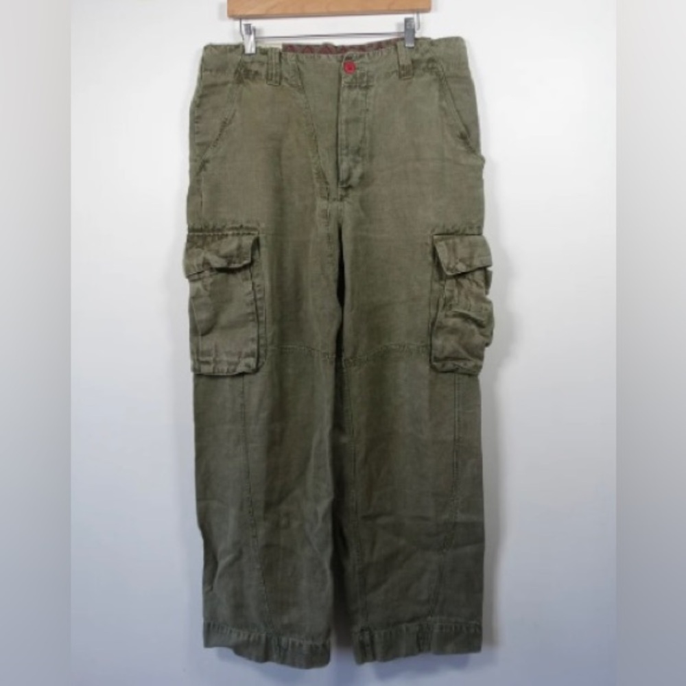 Timberland Cargo Trousers - 100% Hemp - Khaki Green - 30x30